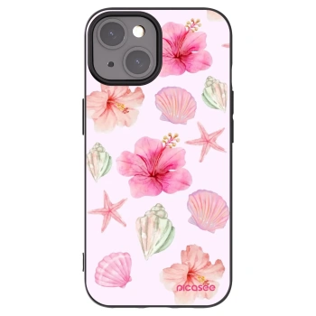 Picasee silikonový černý obal pro Apple iPhone 15 - Blush Lagoon