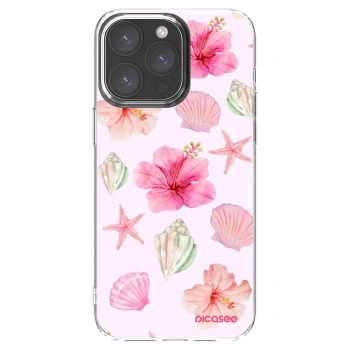 Picasee silikonový průhledný obal pro Apple iPhone 15 Pro Max - Blush Lagoon