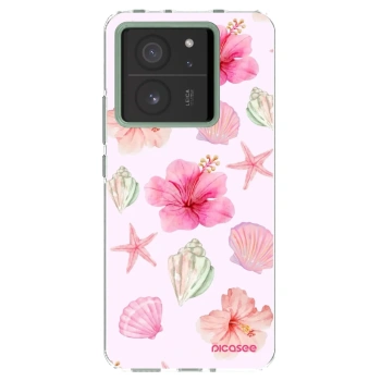 Picasee silikonový průhledný obal pro Xiaomi 13T - Blush Lagoon