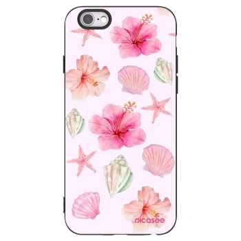 Picasee silikonový černý obal pro Apple iPhone 6/6S - Blush Lagoon