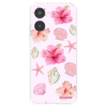Picasee silikonový průhledný obal pro Realme 10 4G - Blush Lagoon