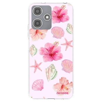 Picasee silikonový průhledný obal pro Xiaomi Redmi 12 5G - Blush Lagoon