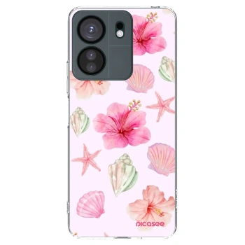 Picasee silikonový průhledný obal pro Xiaomi Redmi 13C 4G - Blush Lagoon