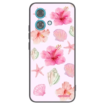 Picasee silikonový černý obal pro Motorola Edge 40 Neo - Blush Lagoon