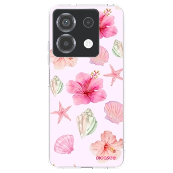 Picasee silikonový průhledný obal pro Xiaomi Poco X6 - Blush Lagoon