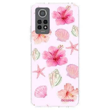 Picasee silikonový průhledný obal pro Xiaomi Redmi Note 12 Pro 4G - Blush Lagoon