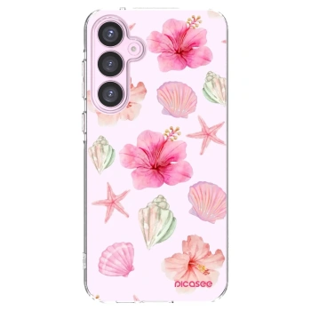 Picasee silikonový průhledný obal pro Samsung Galaxy A55 5G A556B - Blush Lagoon