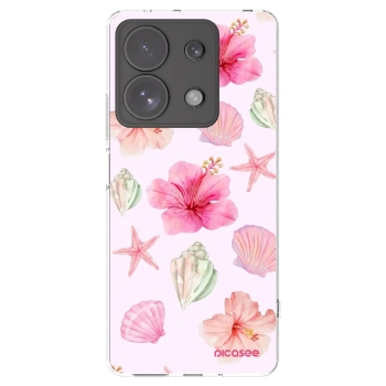 Picasee silikonový průhledný obal pro Xiaomi Redmi Note 13 Pro 4G - Blush Lagoon