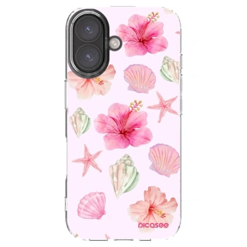 Picasee silikonový průhledný obal pro Apple iPhone 16 - Blush Lagoon