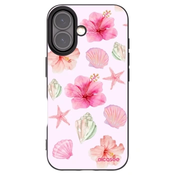 Picasee silikonový černý obal pro Apple iPhone 16 - Blush Lagoon