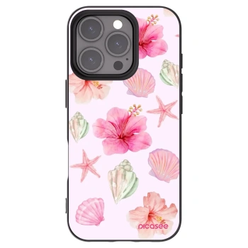 Picasee silikonový černý obal pro Apple iPhone 16 Pro - Blush Lagoon