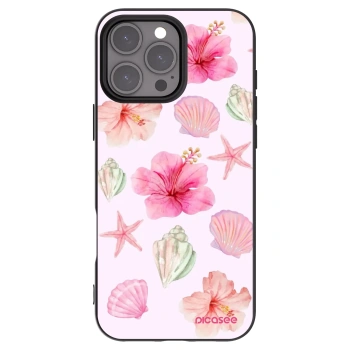 Picasee silikonový černý obal pro Apple iPhone 16 Pro Max - Blush Lagoon