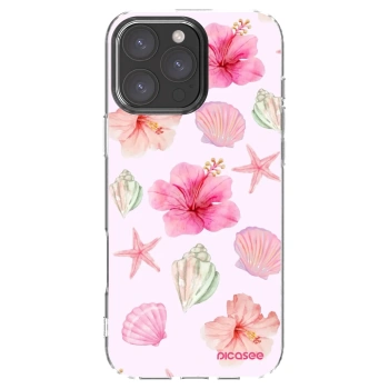 Picasee silikonový průhledný obal pro Apple iPhone 16 Pro Max - Blush Lagoon