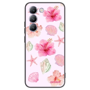 Picasee silikonový černý obal pro Vivo V40 SE 5G - Blush Lagoon