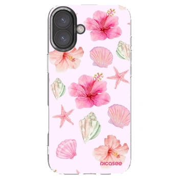 Picasee silikonový průhledný obal pro Apple iPhone 16 Plus - Blush Lagoon