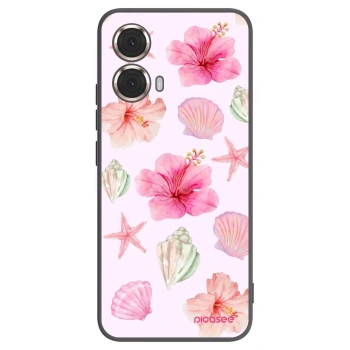 Picasee silikonový černý obal pro Motorola Moto G85 - Blush Lagoon