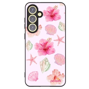 Picasee silikonový černý obal pro Samsung Galaxy S24 FE S721B - Blush Lagoon