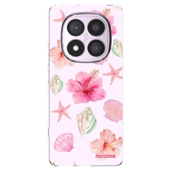 Picasee silikonový průhledný obal pro Xiaomi Redmi Note 14 Pro 5G - Blush Lagoon