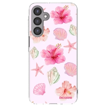 Picasee silikonový průhledný obal pro Samsung Galaxy A16 5G - Blush Lagoon