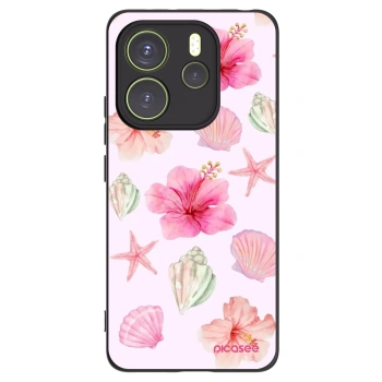 Picasee silikonový černý obal pro Xiaomi Redmi Note 14 4G - Blush Lagoon