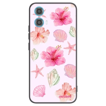 Picasee silikonový černý obal pro Motorola Moto G34 5G - Blush Lagoon