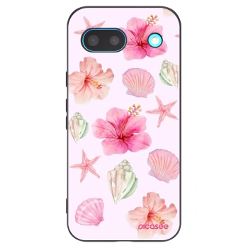 Picasee silikonový černý obal pro Google Pixel 8 - Blush Lagoon