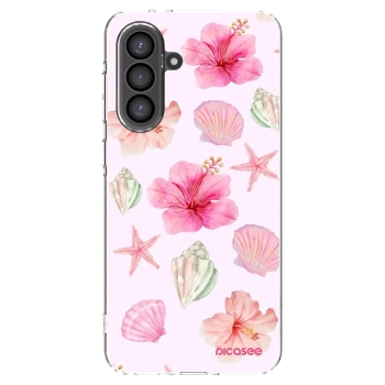 Picasee silikonový průhledný obal pro Samsung Galaxy A36 5G - Blush Lagoon
