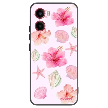 Picasee silikonový černý obal pro Motorola Moto G05 - Blush Lagoon