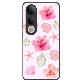 Picasee silikonový černý obal pro Vivo V50 Lite 5G - Blush Lagoon