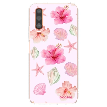 Picasee silikonový průhledný obal pro Huawei P30 - Blush Lagoon