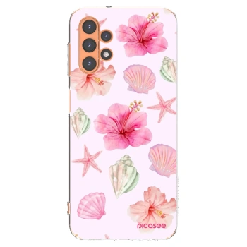 Picasee silikonový průhledný obal pro Samsung Galaxy A13 5G - Blush Lagoon