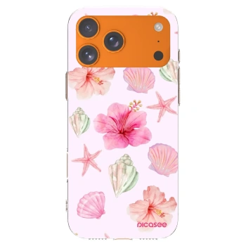 Picasee silikonový průhledný obal pro Apple iPhone 17 Pro Max - Blush Lagoon