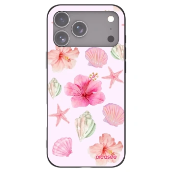 Picasee silikonový černý obal pro Apple iPhone 17 Pro Max - Blush Lagoon