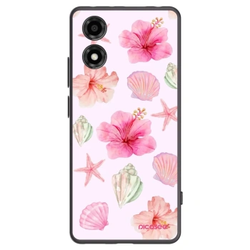 Picasee silikonový černý obal pro Motorola Moto E14 - Blush Lagoon