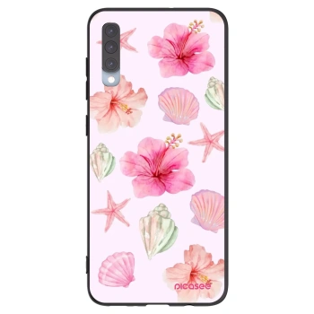 Picasee silikonový černý obal pro Samsung Galaxy A70 A705F - Blush Lagoon