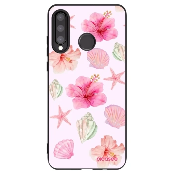 Picasee silikonový černý obal pro Huawei P30 Lite - Blush Lagoon