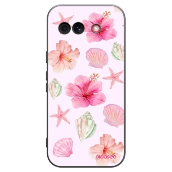 Picasee silikonový černý obal pro Google Pixel 10a - Blush Lagoon