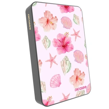 Picasee Powerbanka s MagSafe 10 000 mAh Šedá - Blush Lagoon