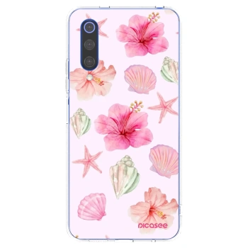 Picasee silikonový průhledný obal pro Xiaomi Mi 9 SE - Blush Lagoon
