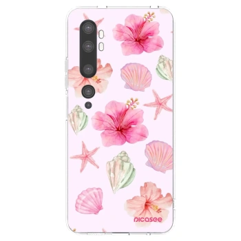 Picasee silikonový průhledný obal pro Xiaomi Mi Note 10 (Pro) - Blush Lagoon