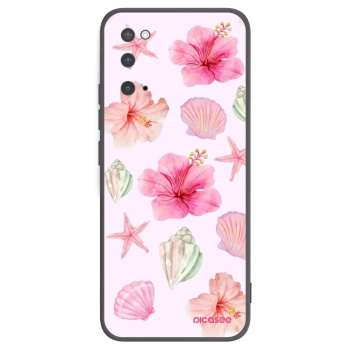 Picasee silikonový černý obal pro Samsung Galaxy S20 G980F - Blush Lagoon