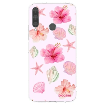 Picasee silikonový průhledný obal pro Huawei P40 Lite E - Blush Lagoon