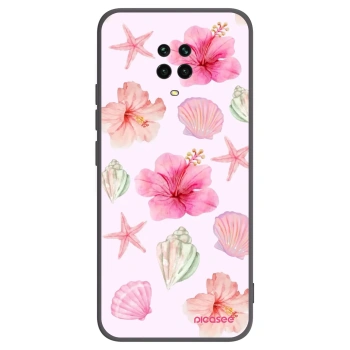 Picasee silikonový černý obal pro Xiaomi Redmi Note 9 Pro - Blush Lagoon