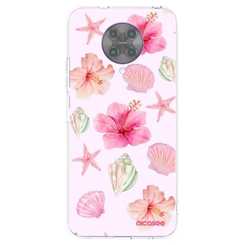 Picasee silikonový průhledný obal pro Xiaomi Poco F2 Pro - Blush Lagoon