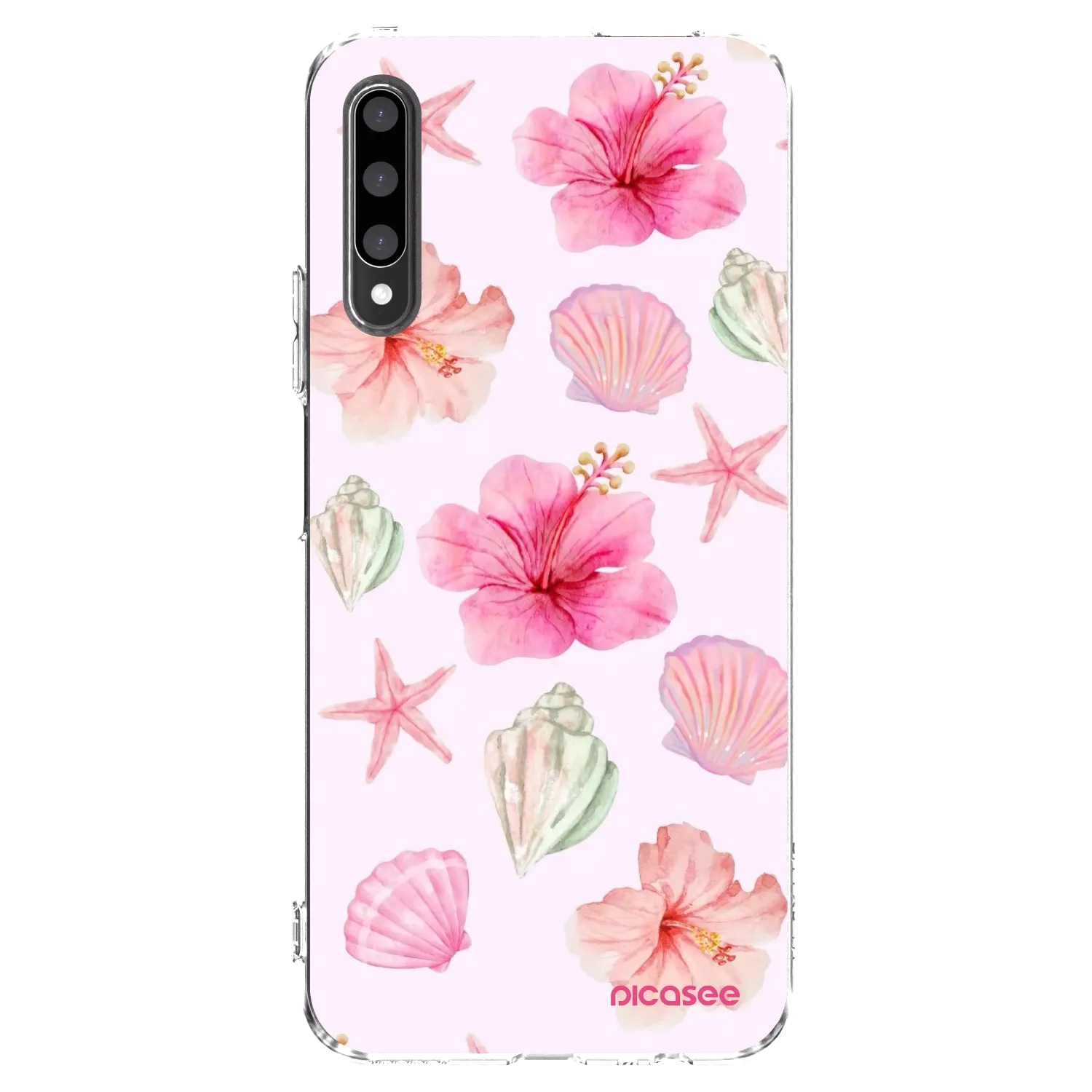 Picasee silikonový průhledný obal pro Honor 9X Pro - Blush Lagoon
