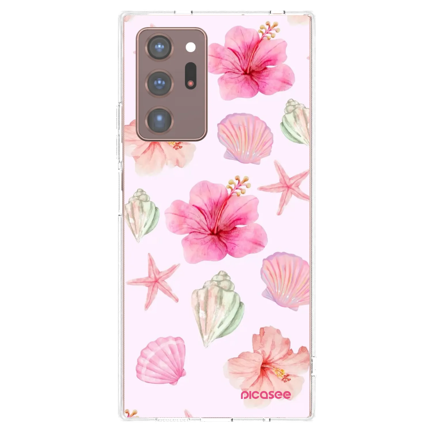 Picasee silikonový průhledný obal pro Samsung Galaxy Note 20 Ultra - Blush Lagoon
