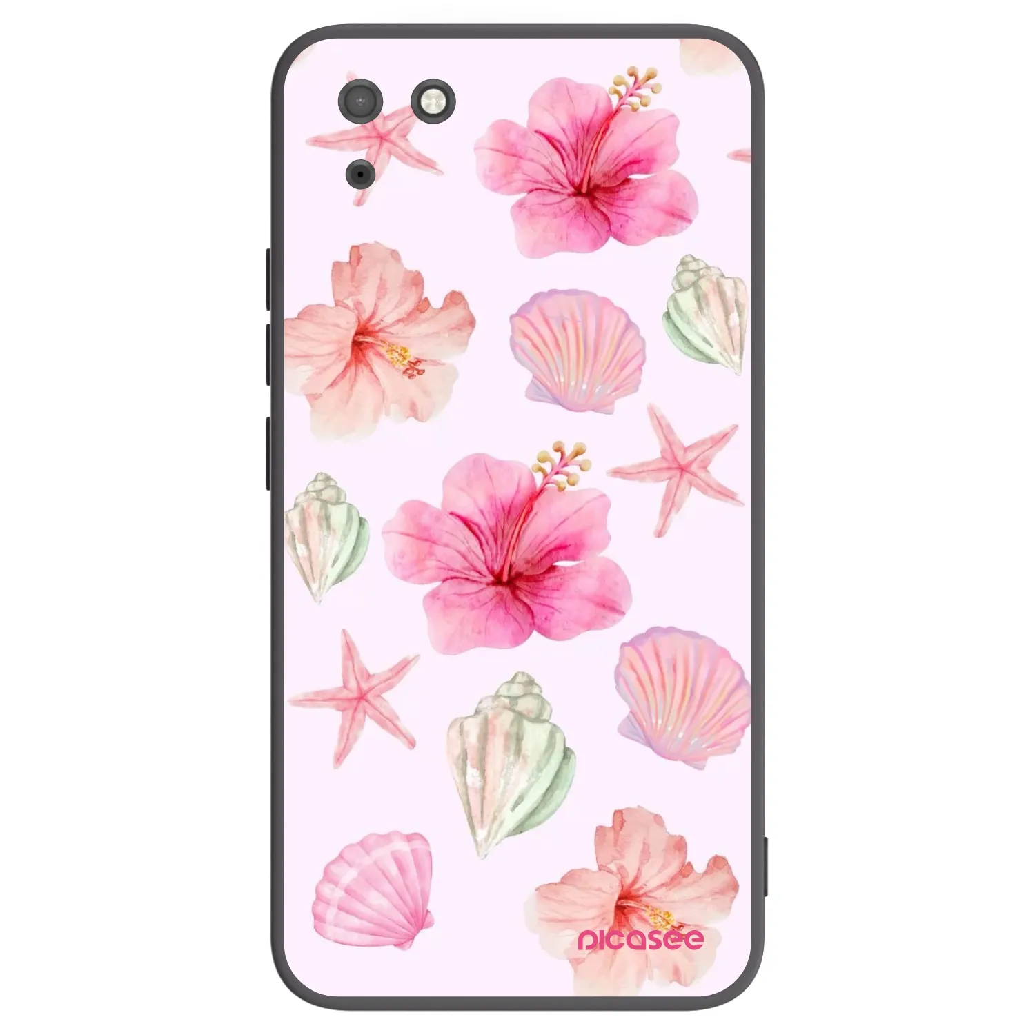 Picasee silikonový černý obal pro Huawei Y5P - Blush Lagoon