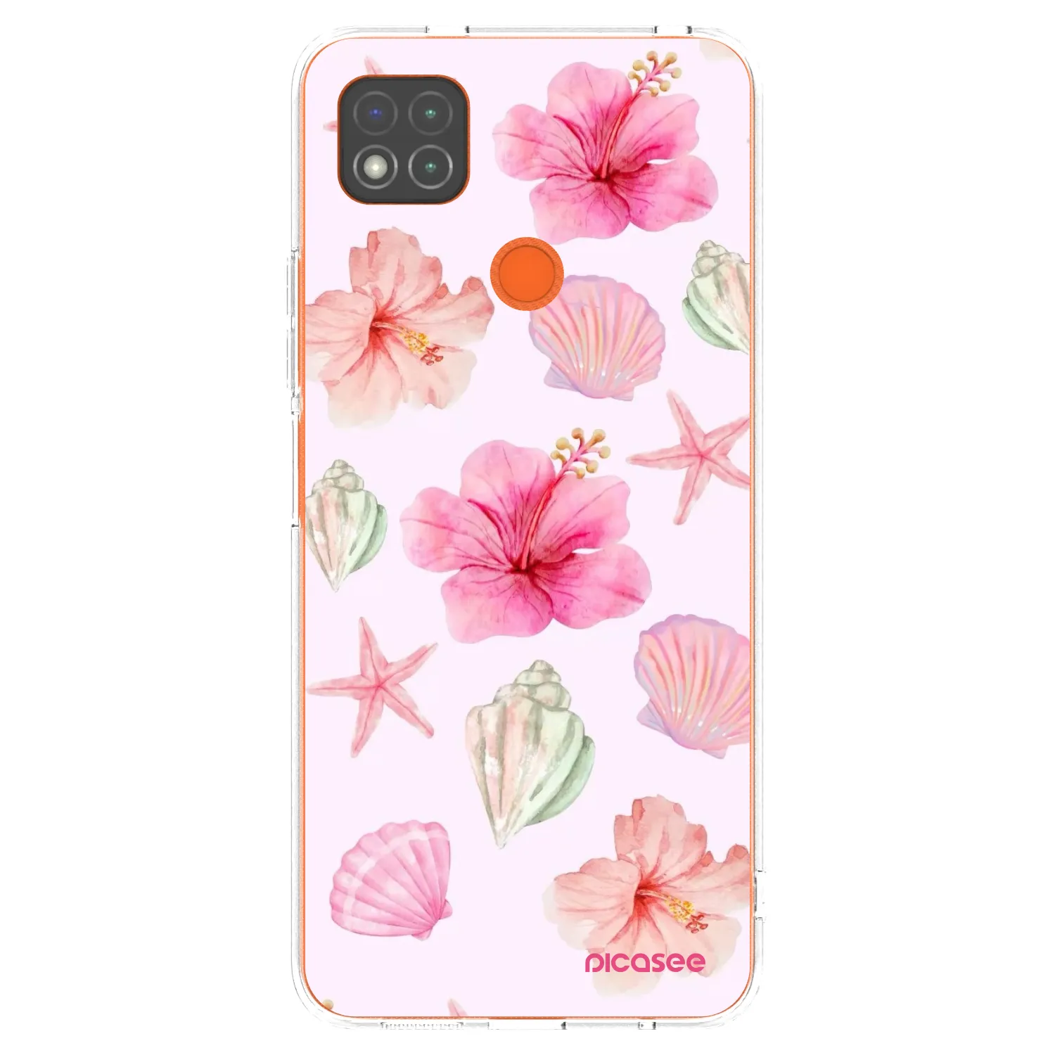 Picasee silikonový průhledný obal pro Xiaomi Redmi 9C - Blush Lagoon