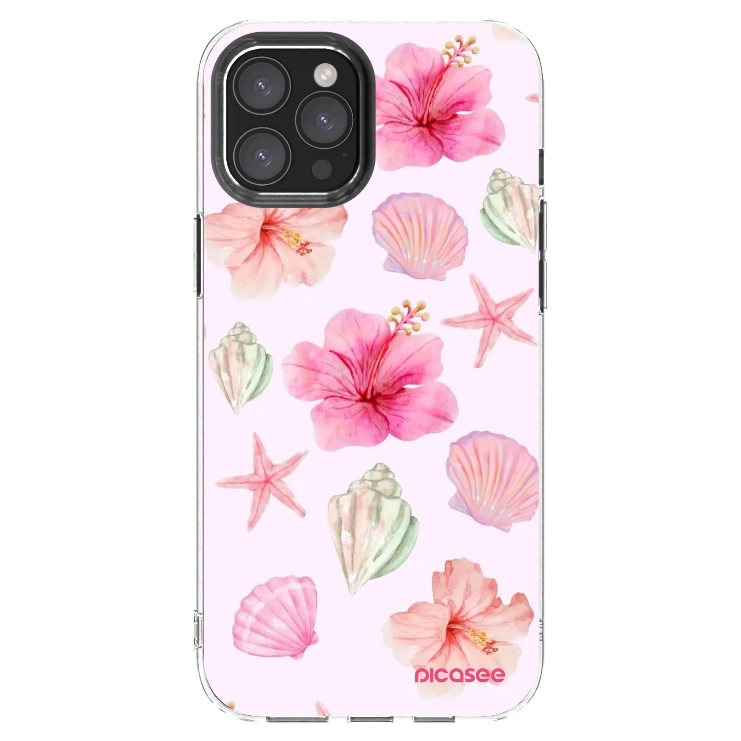 Picasee silikonový průhledný obal pro Apple iPhone 12 Pro Max - Blush Lagoon