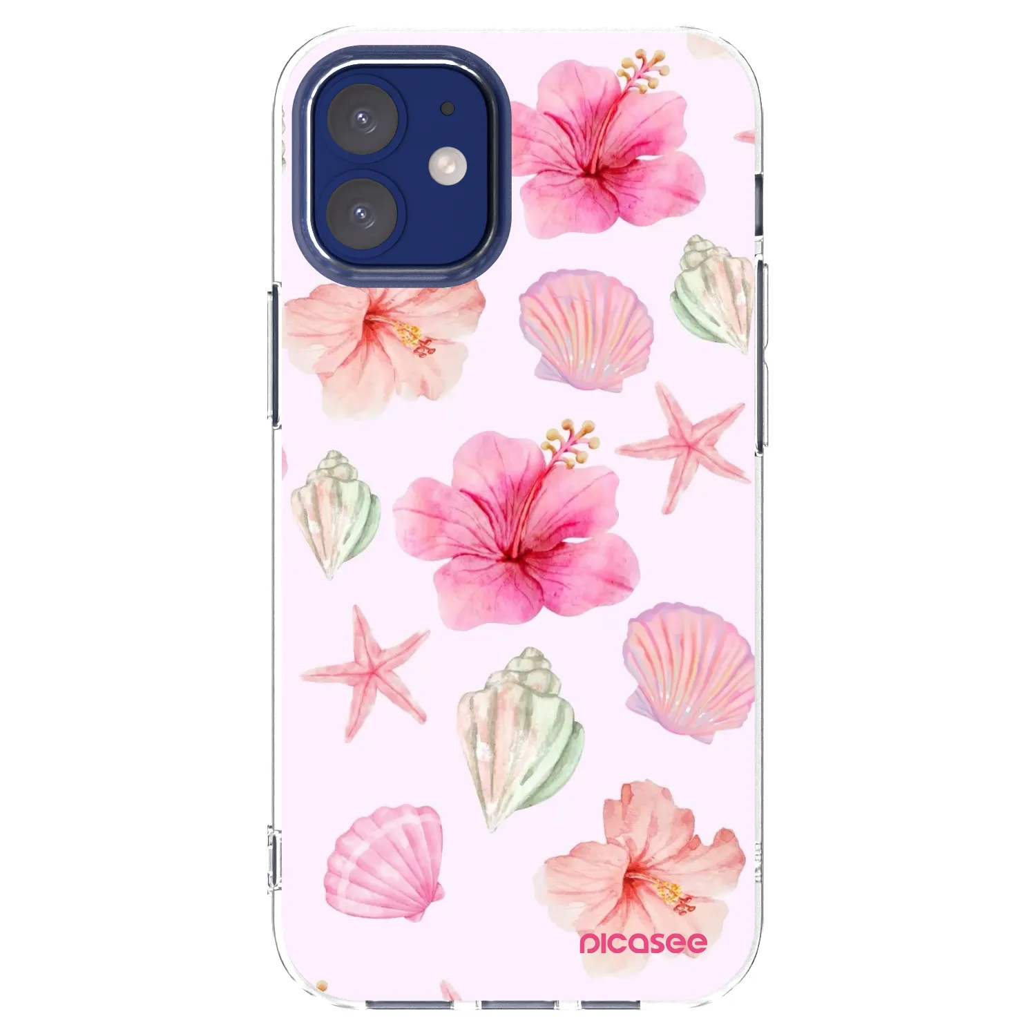 Picasee silikonový průhledný obal pro Apple iPhone 12 mini - Blush Lagoon
